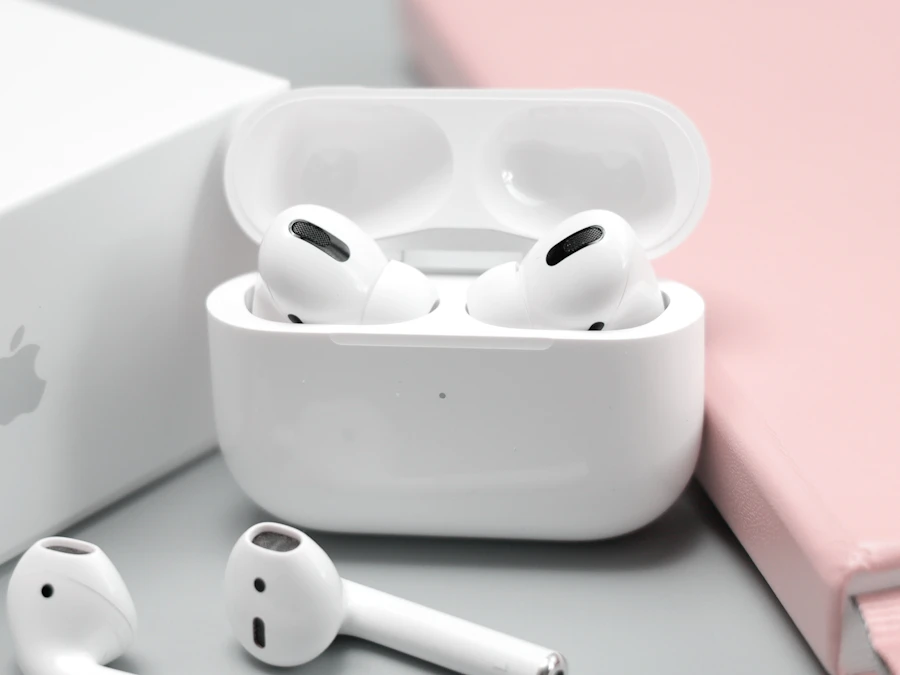 AirPods Pro and AirPods with their charging cases